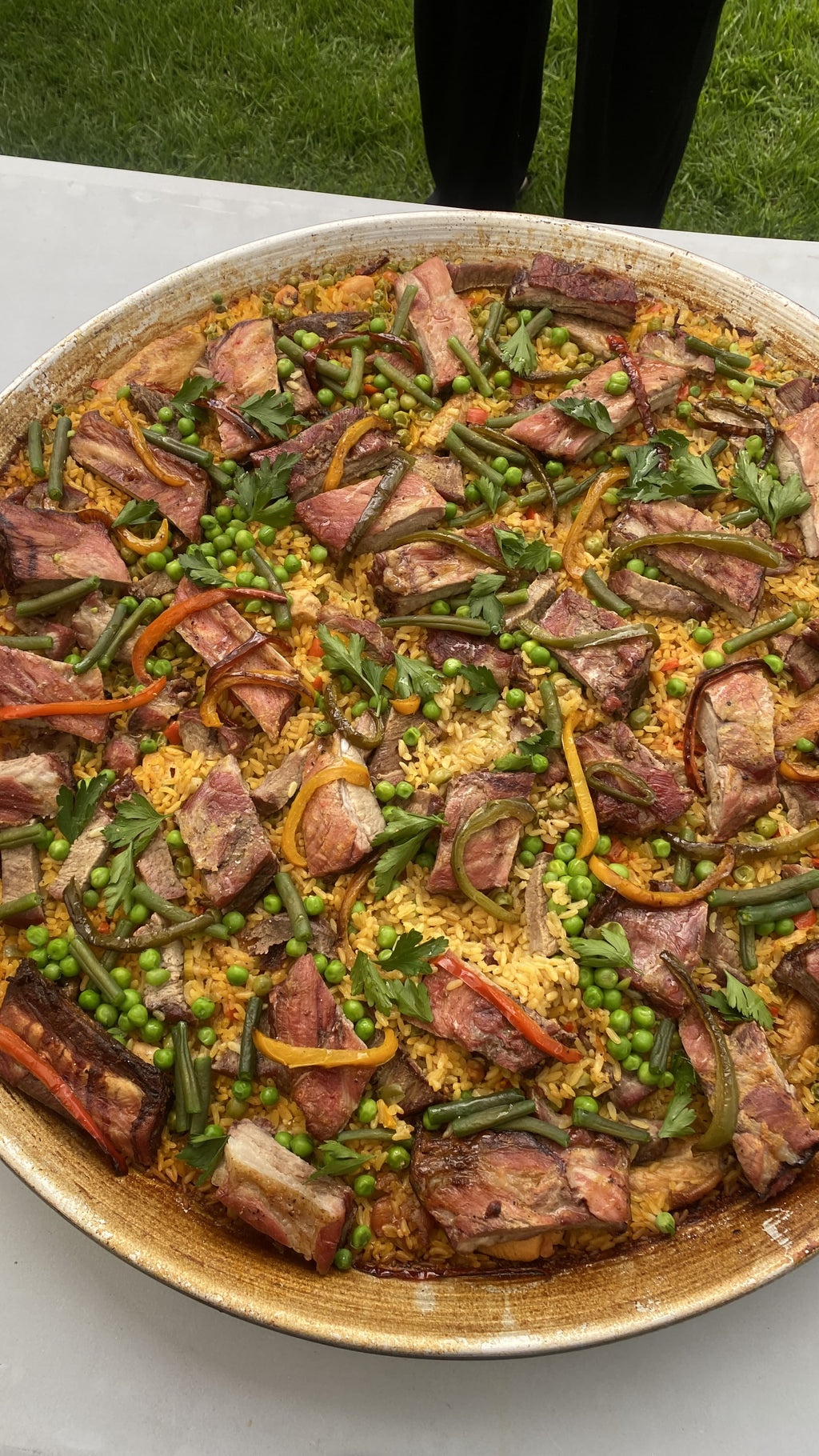 Domicilio de Paella Valenciana lista para servir en casa - Bogotá Norte