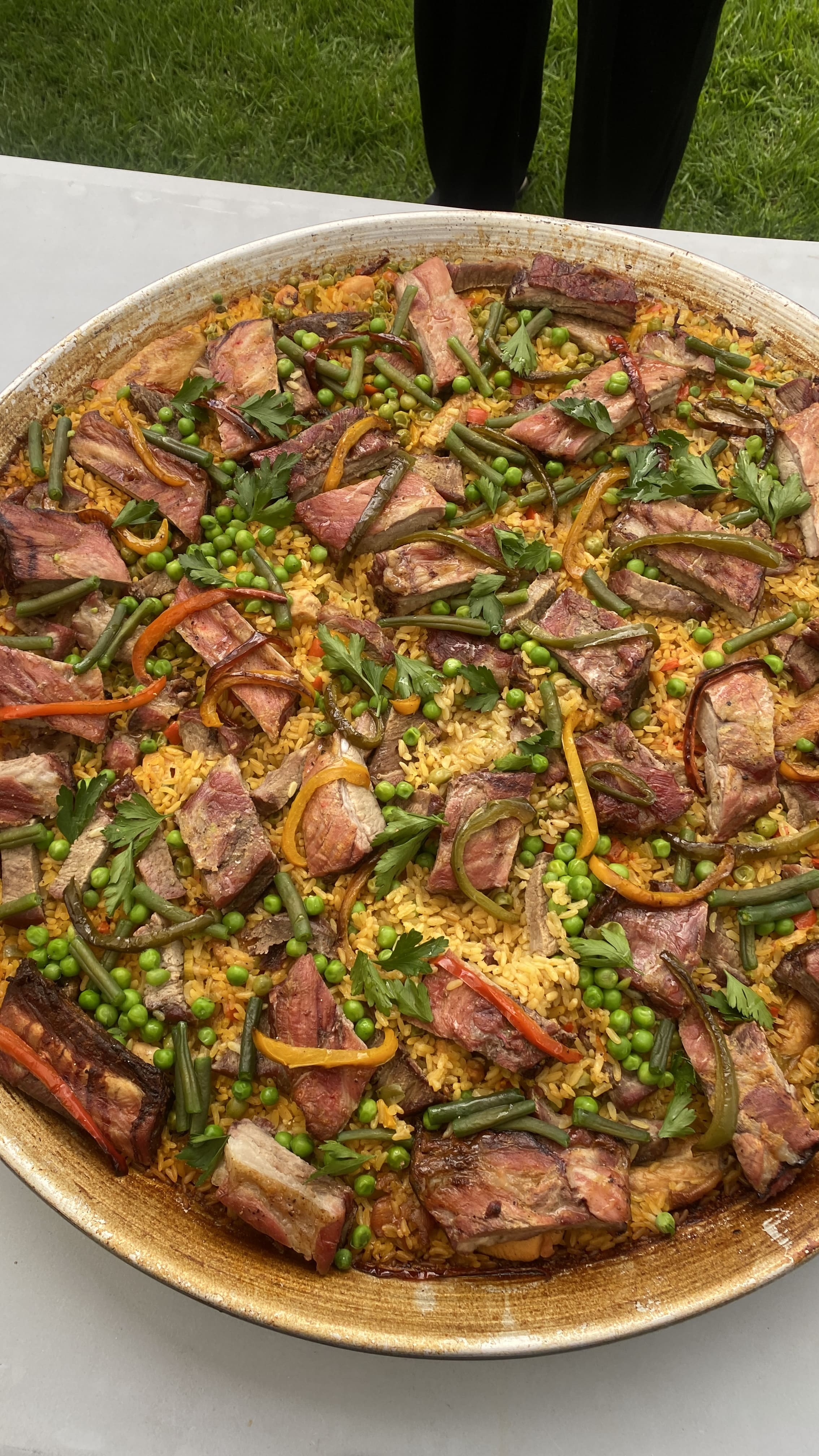 Domicilio de Paella Valenciana lista para servir en casa - Bogotá Norte
