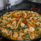 Paella de Mariscos seleccionados con técnica artesanal española - Bogotá