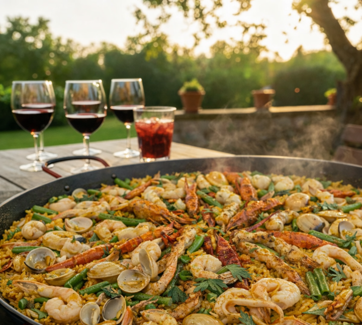 Paella Marinera (Mariscos frescos) $50.000  Cada Plato (Pedido Mínimo 6 platos) Ver detalles →