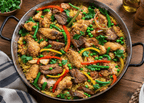 Paella valenciana de carnes para seis personas en Chia | Zequeda Paellas
