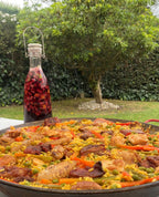 Sabor ahumado intenso: Paella de carnes para reuniones especiales a domicilio