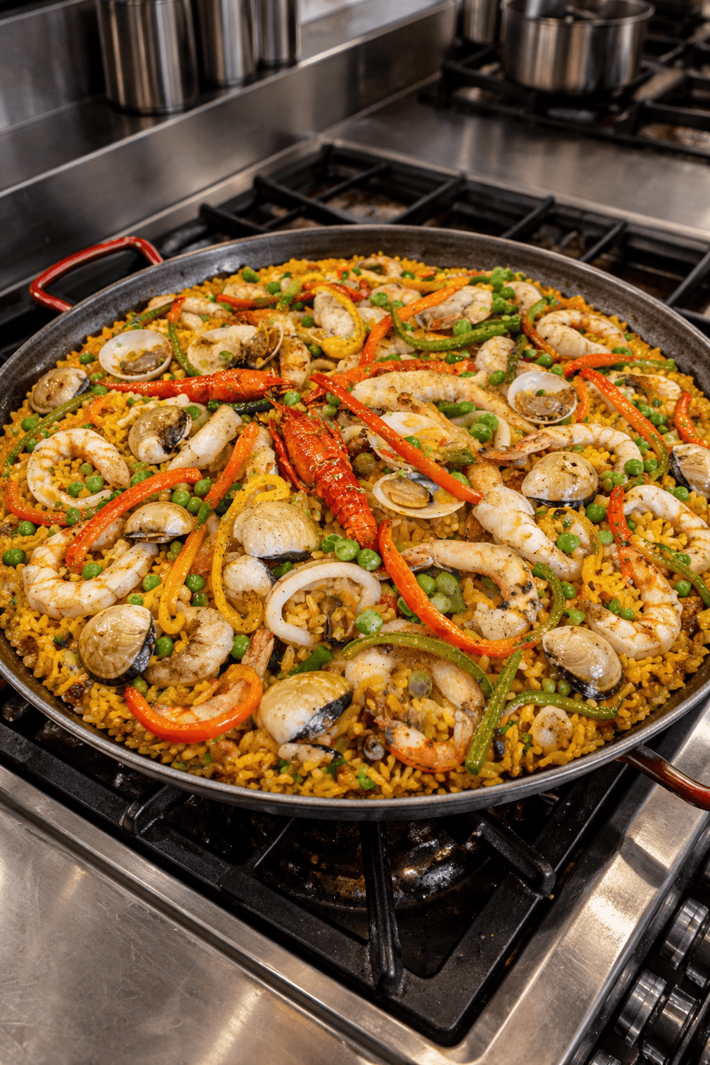 Auténtico sabor mediterráneo en nuestra Paella de Frutos del Mar - Sabana