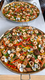 paella mixta (Mar y Tierra)  Zequeda Paellas,  para 40 personas en Sopo  